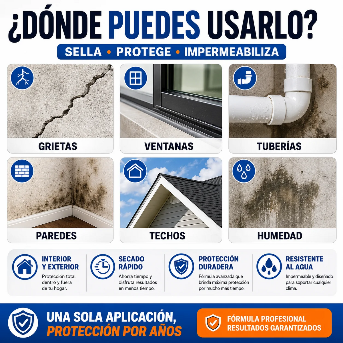 DEJA DE PERDER DINERO POR LAS INFILTRACIONES Y LA HUMEDAD